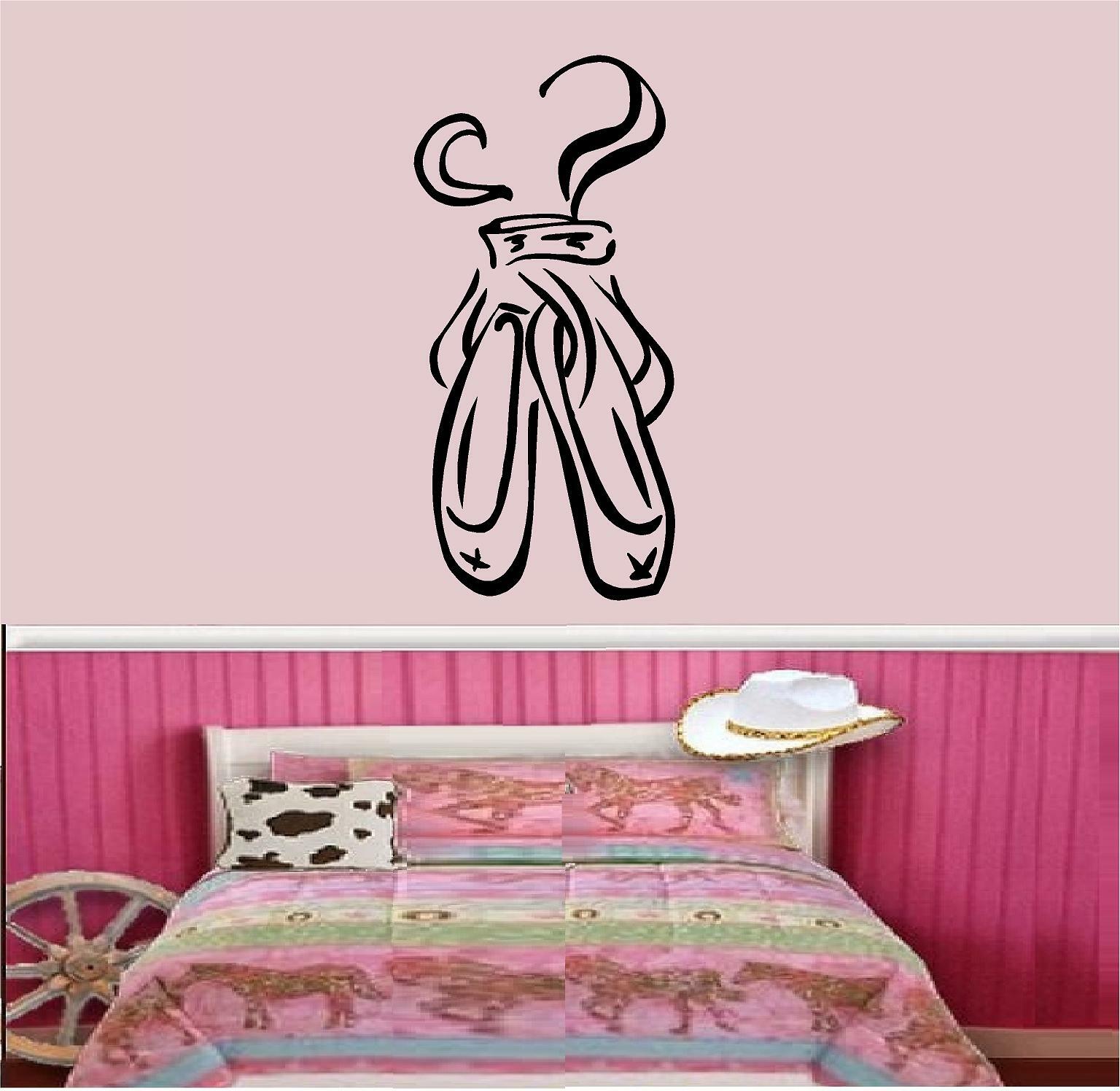 Ballet Shoes Vinyl Decal Home Décor 6″ x 13″