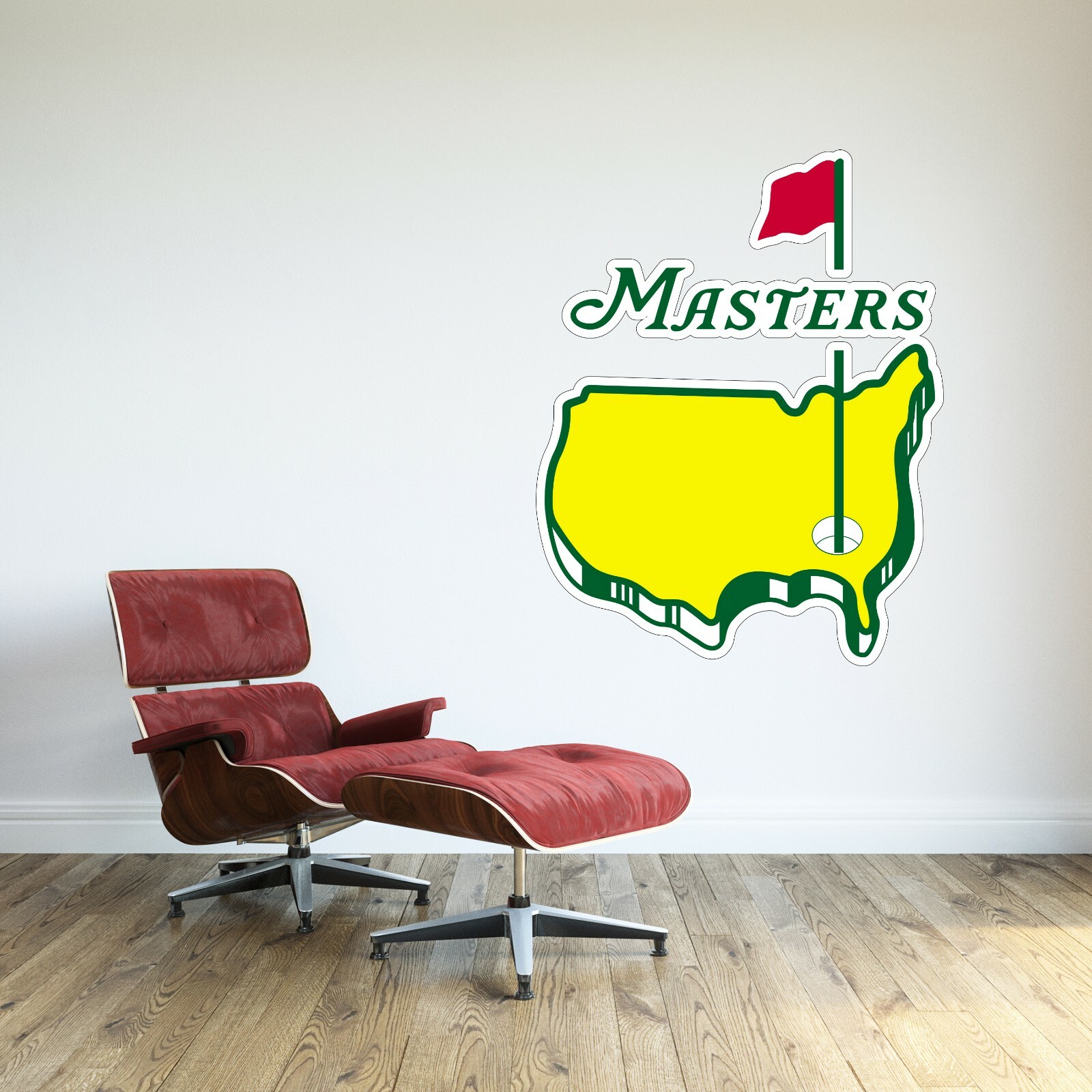 Masters Golf Logo Wall Decal Car Garage Sport Golf Art Mural Vinyl Sticker