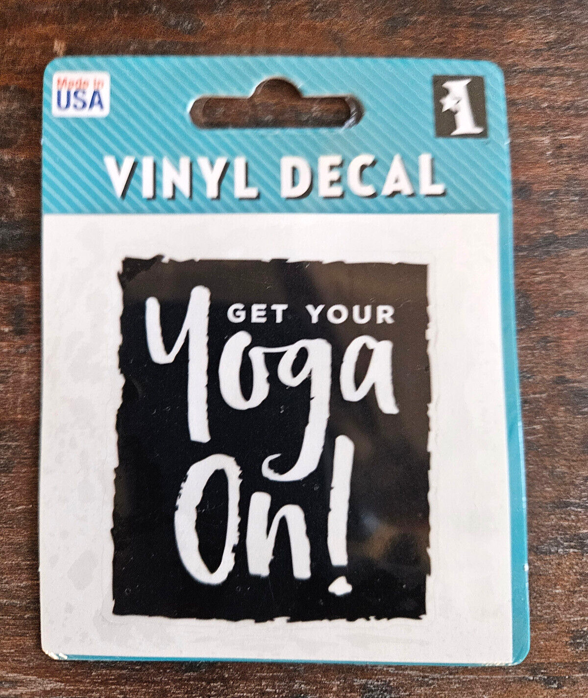 Get Your Yoga On! — Vinyl Decal Sticker – Made in USA