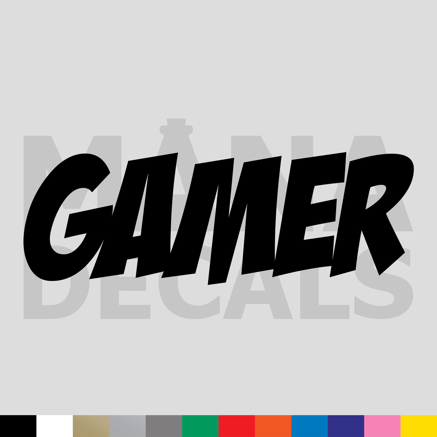 GAMER Vinyl Die Cut Decal Sticker – Video Game Xbox Playstation Nintendo