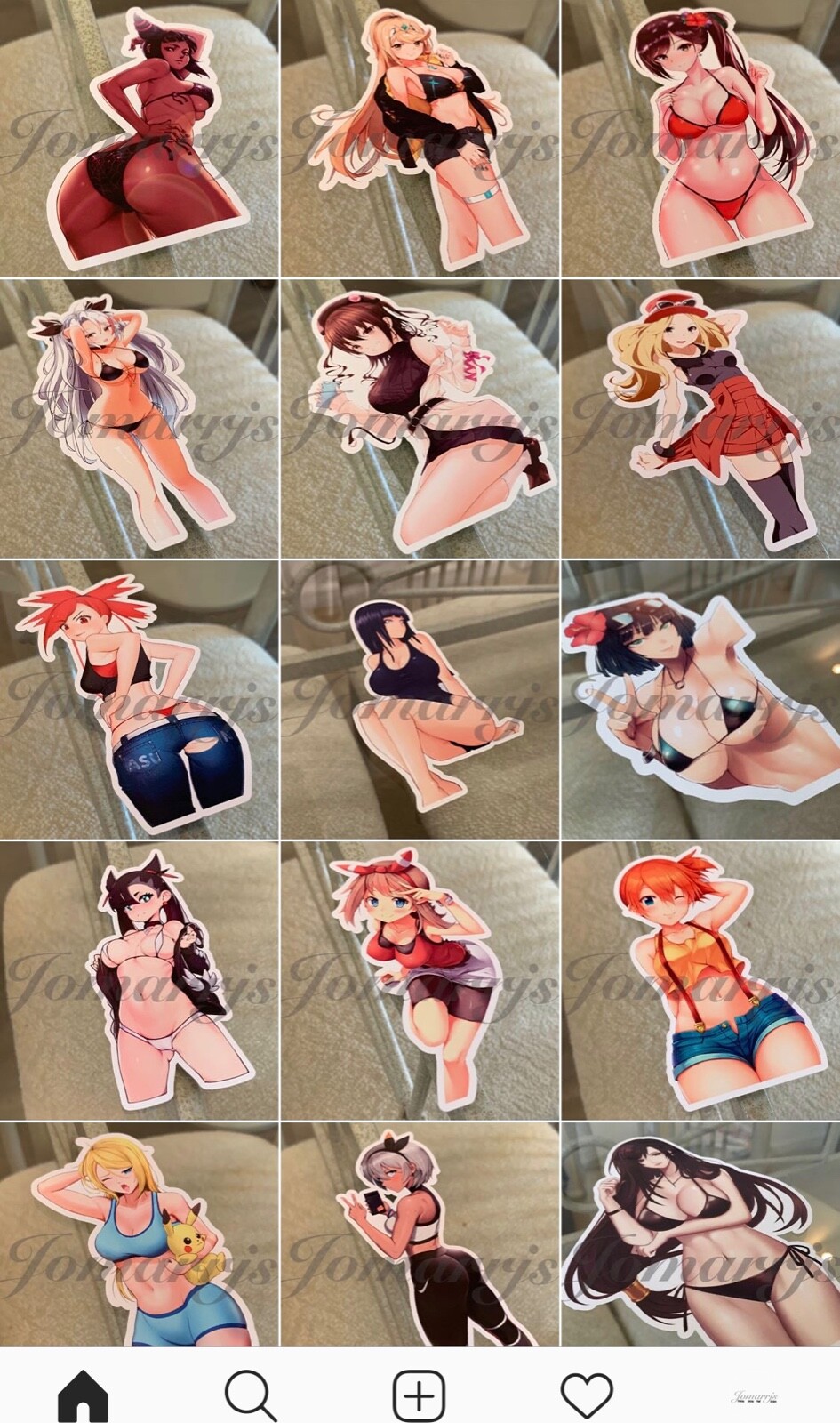 Monster Mesume Anime Miia Lamia “Scales” Bikini Sun Fun Sticker art ecchi a.