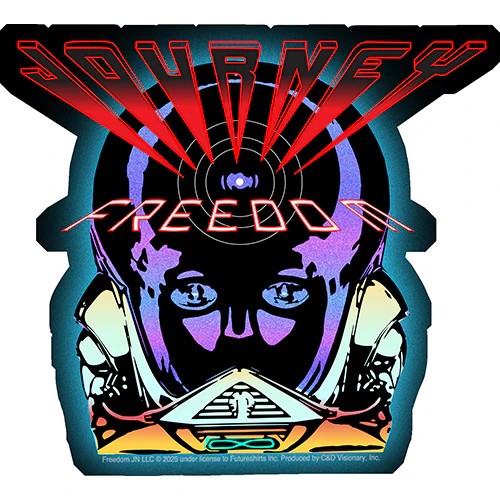 Stickers – C&D Visionary – Journey Freedom Logo 5″x5.5″ Music Band NEW Decal