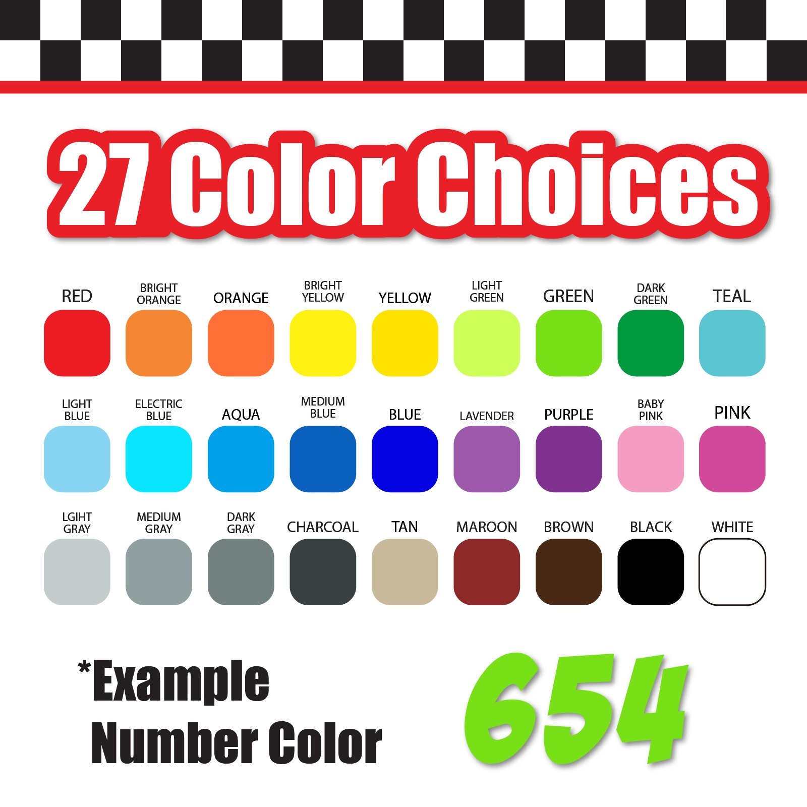 3x 3 Digit Custom Single Number Stickers Decal Locker Door Mailbox BadaBoom