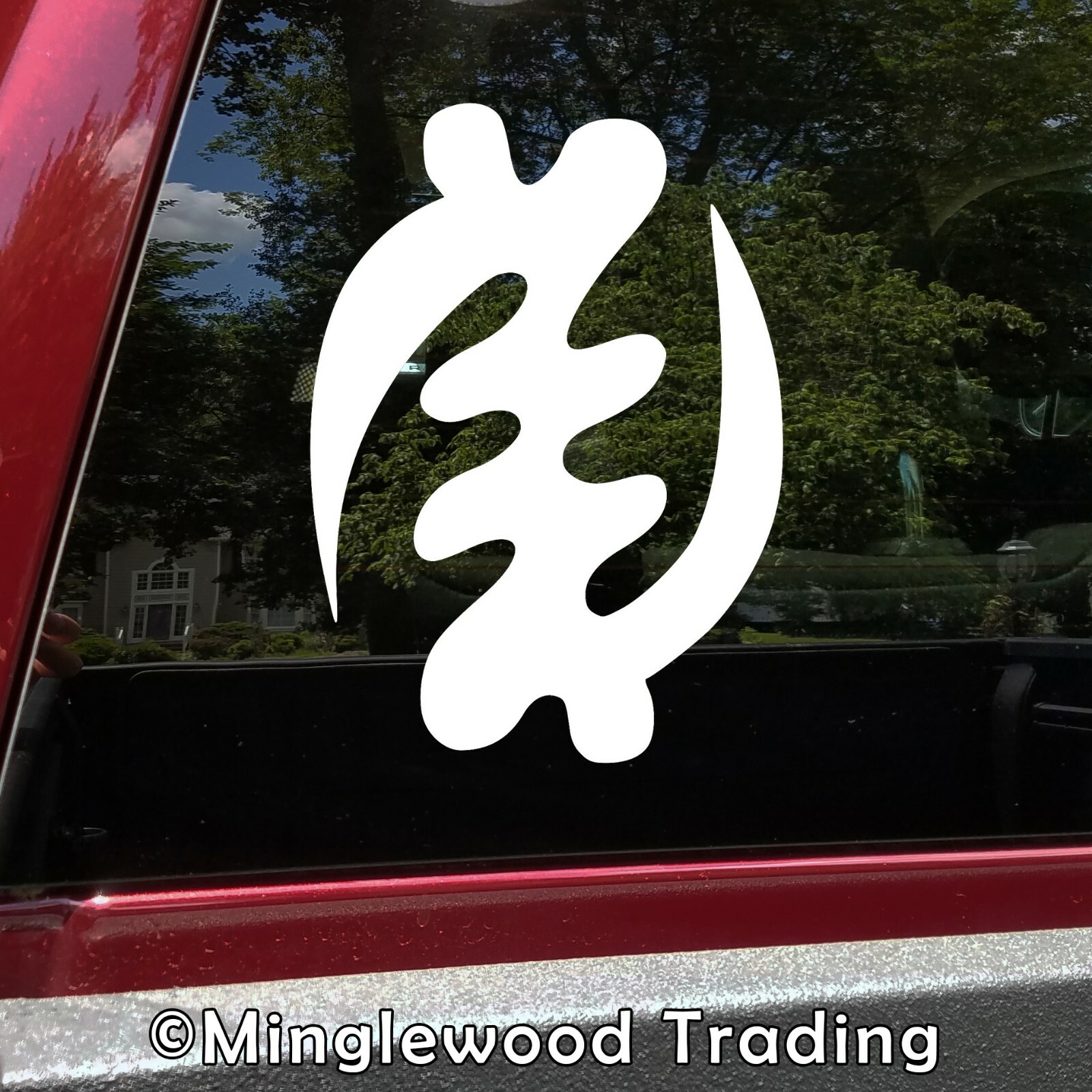 Gye Nyame Vinyl Decal – Adinkra Symbol Supremacy of God – Die Cut Decal