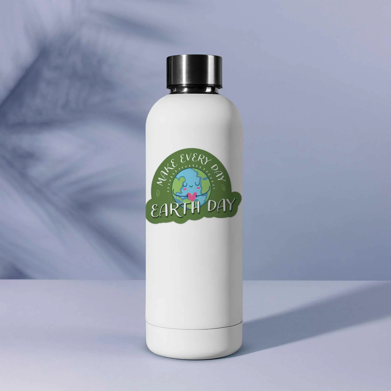 Make Every Day Earth Day Sticker- Cute Decal for Water Bottle or Laptop