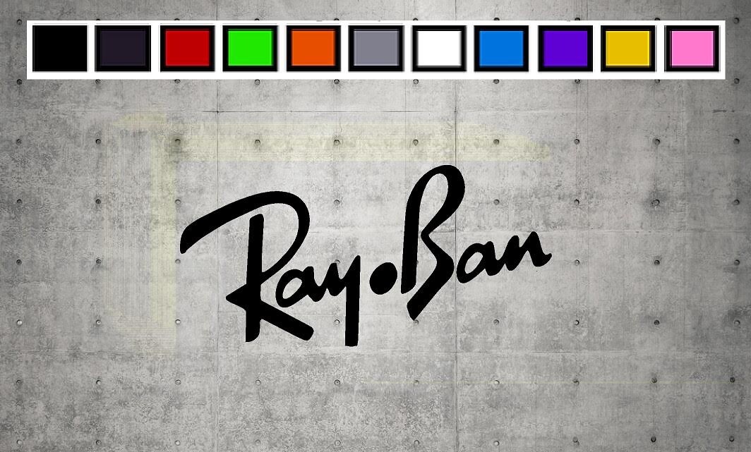 Ray Ban LOGO Vinyl Decal Sticker Emblem Car Truck Window 4″ 6″ 8″