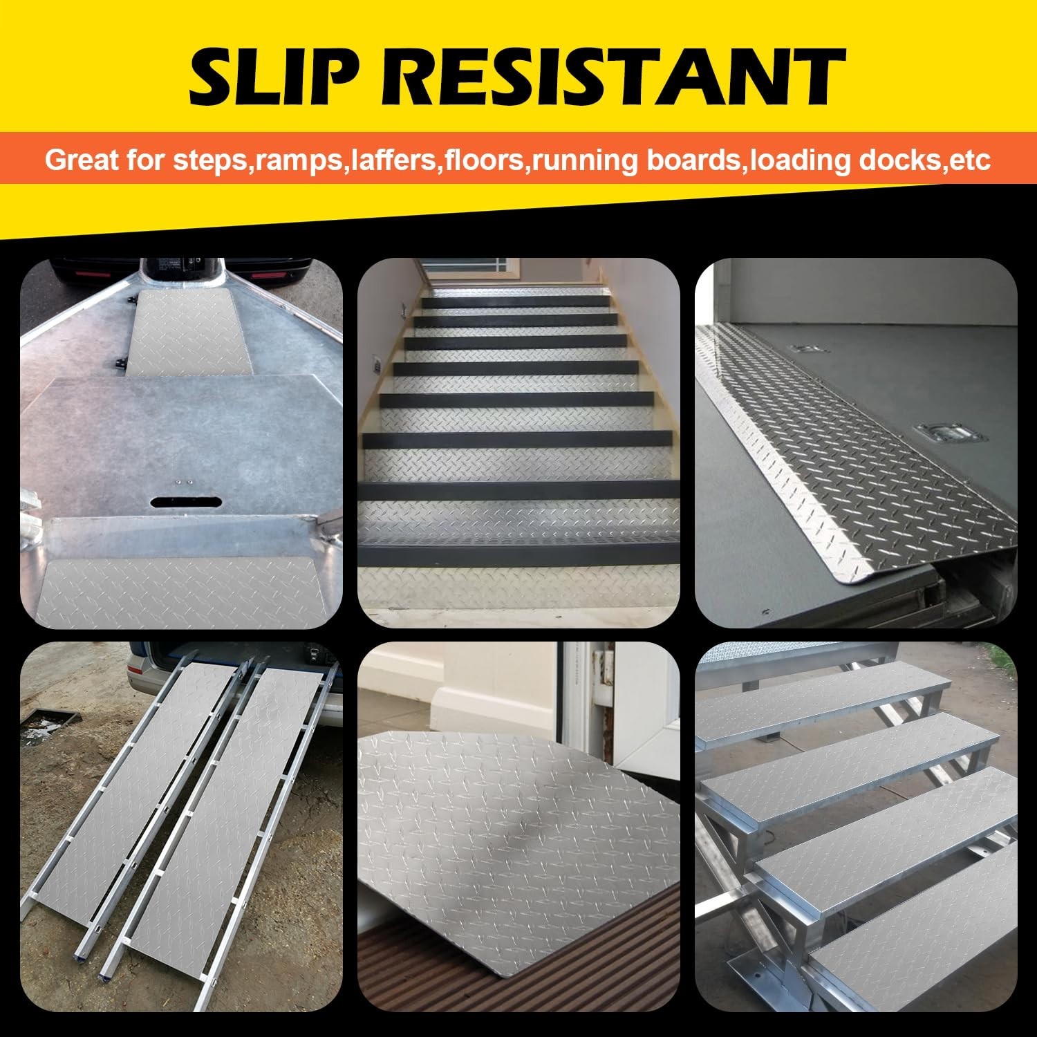 Diamond Plate Aluminum Sheet – 3003 H22, 17GA 0.045″ Thick, Heavy-Duty Alumin…