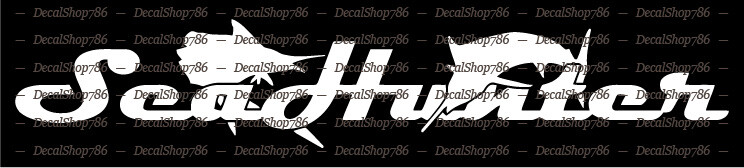 Sea Hunter Boats – Outdoor Sports – Vinyl Die-Cut Peel N’ Stick Decals/Stickers