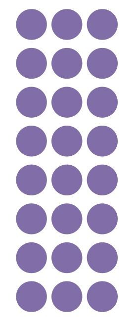 1″ Lavender Round Label Dots Stickers Color Coding Inventory 1 Inch Dot
