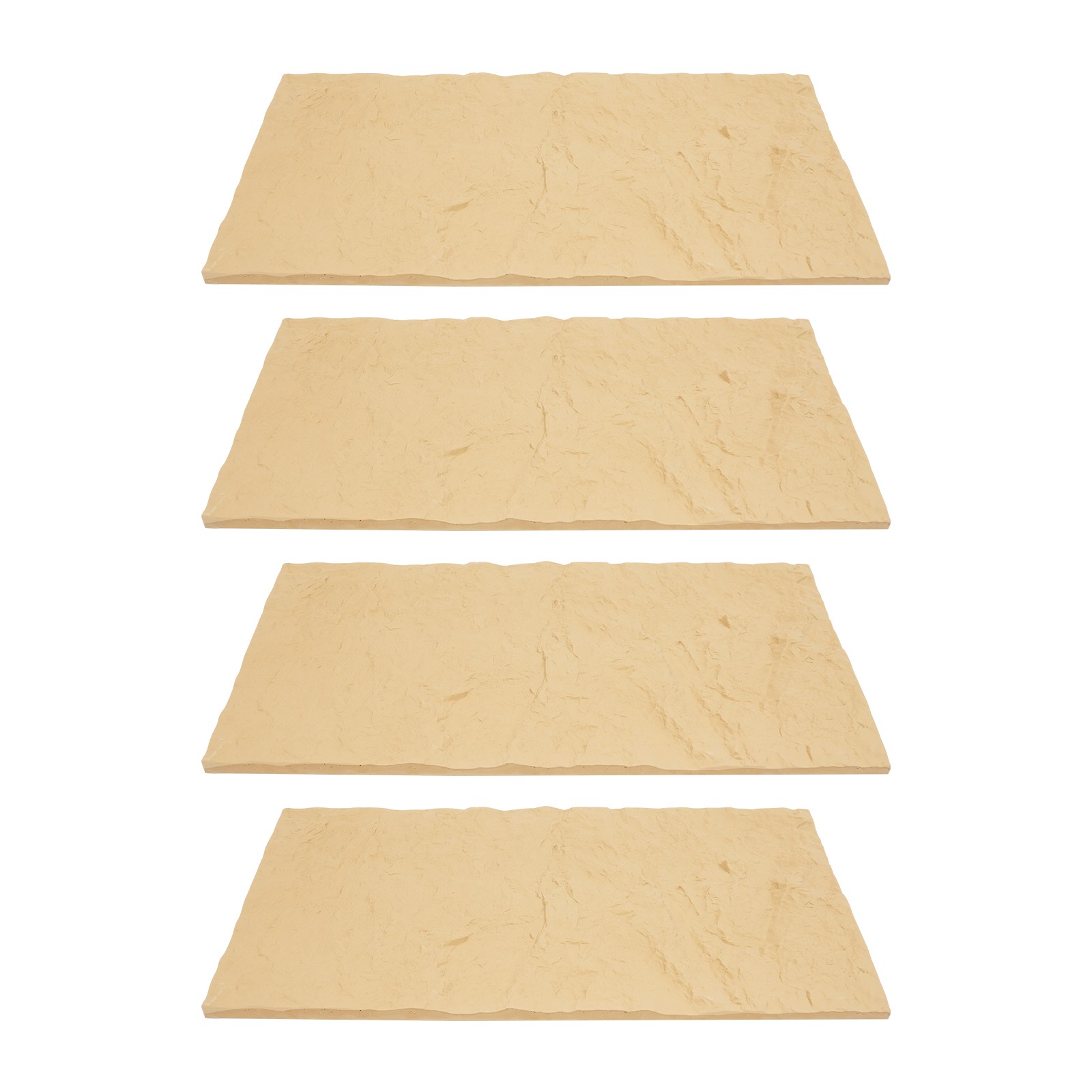 4PCS PU Wall Panels Decor Faux Stone Panel Decoration for Interior Home/Office