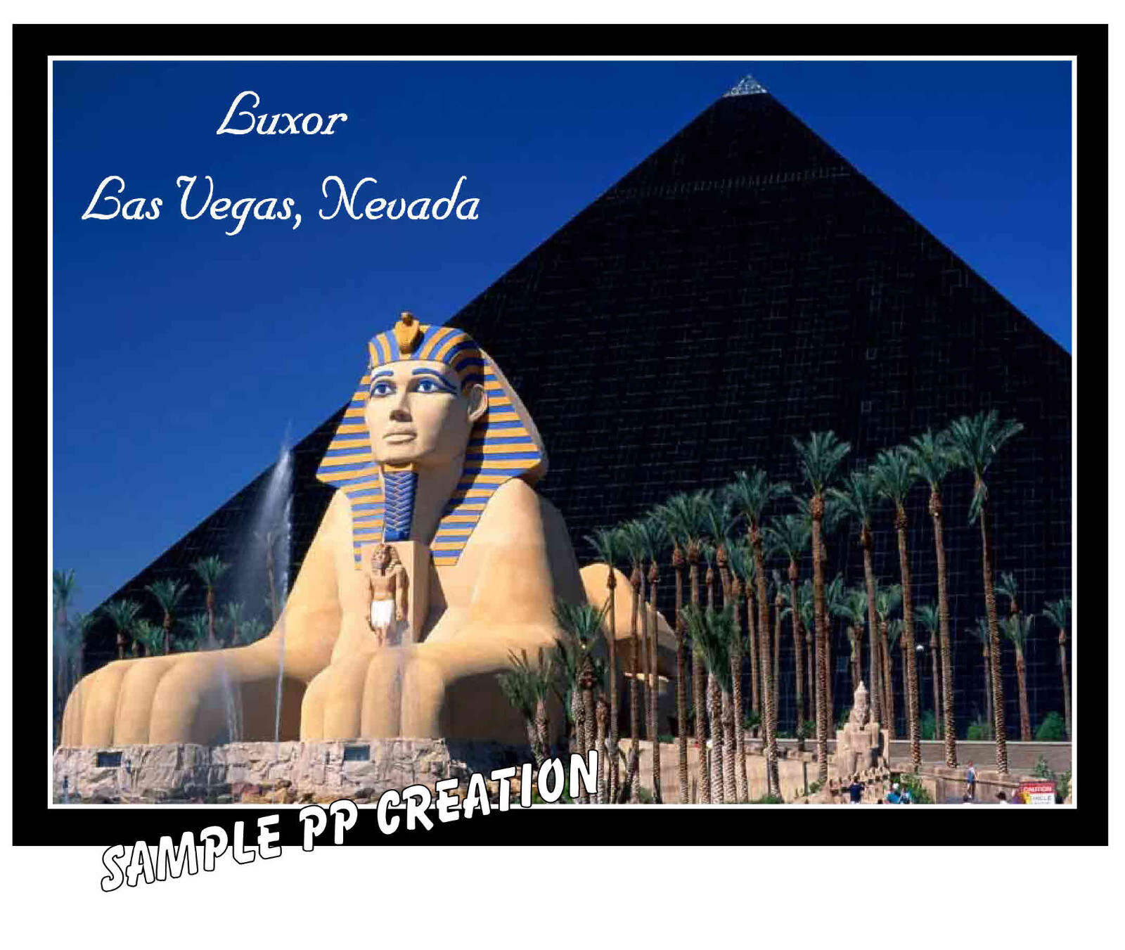 LUXOR LAS VEGAS photo fridge MAGNET 4 X 3 inches TRAVEL