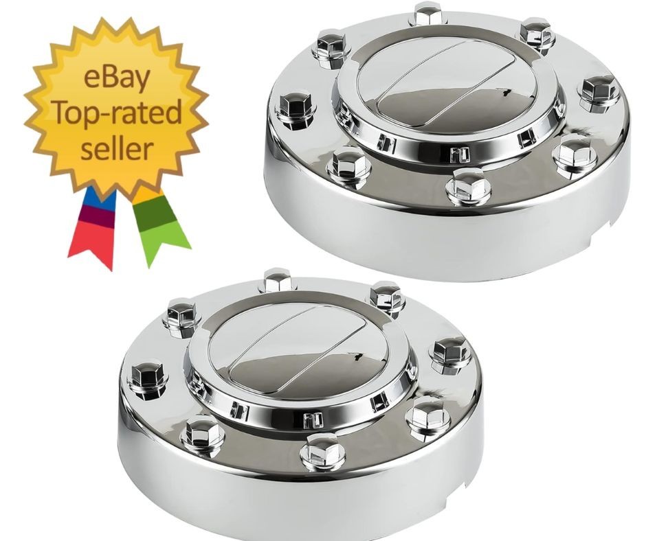 Replacement for Chrome Wheel Center Hub Cap Hubcap 2011-2018 Ram 3500 2Pcs Re…