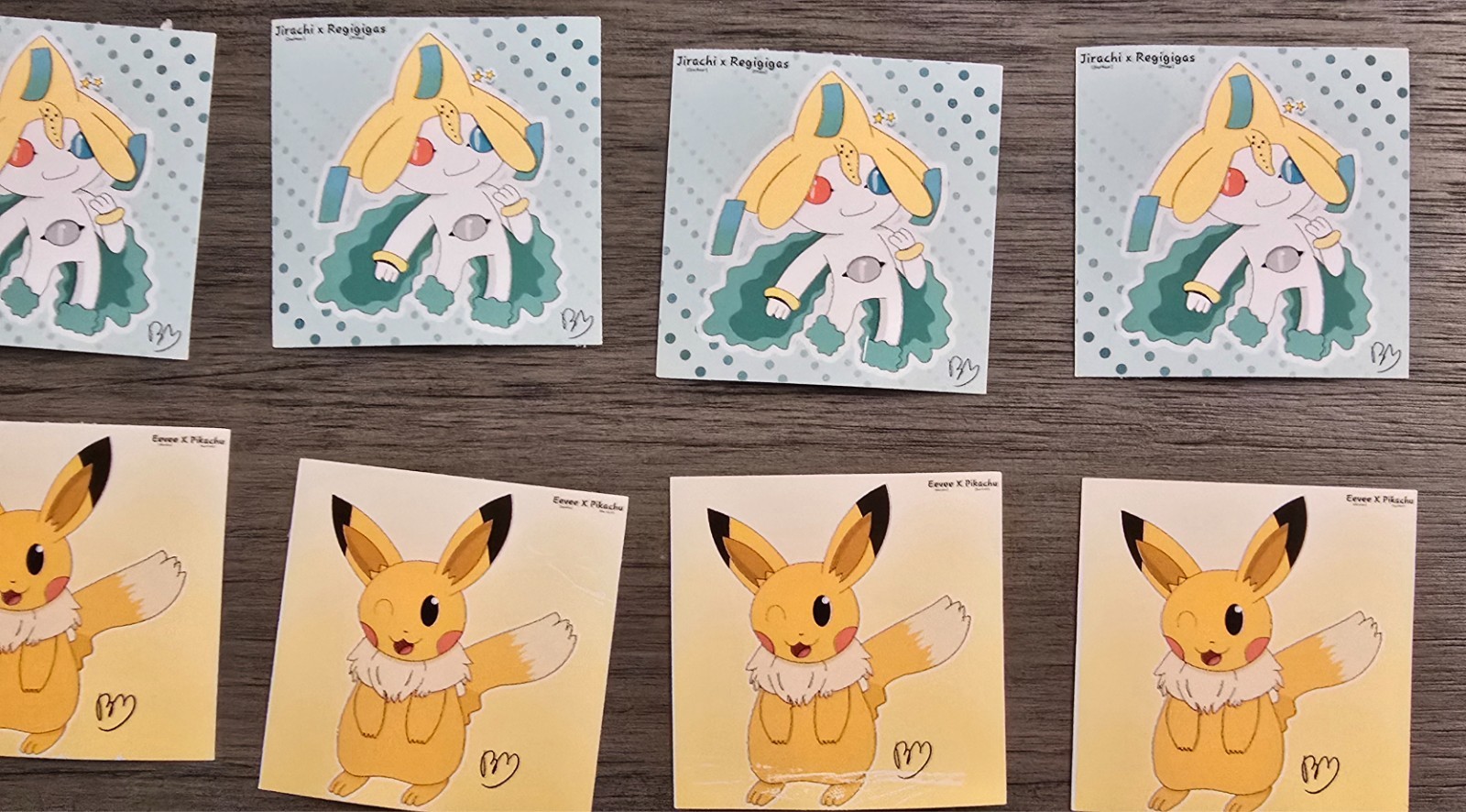 Custom Made Pokémon Fusion Stickers (SELECT WHAT YOU’D LIKE)