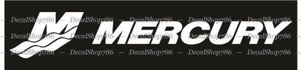 MERCURY Marines – Outdoor Sports – Car/SUV Vinyl Die-Cut Peel N’ Stick Decals