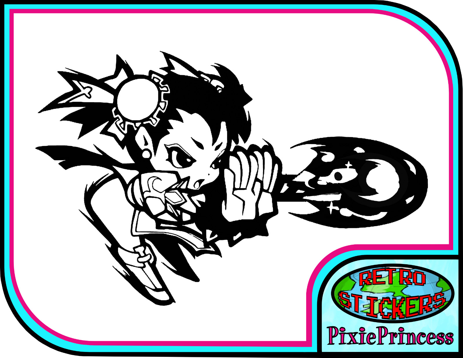 Street Fighter Chun-Li G Vinyl Sticker Car Truck Van Bike Wall Art Window Game