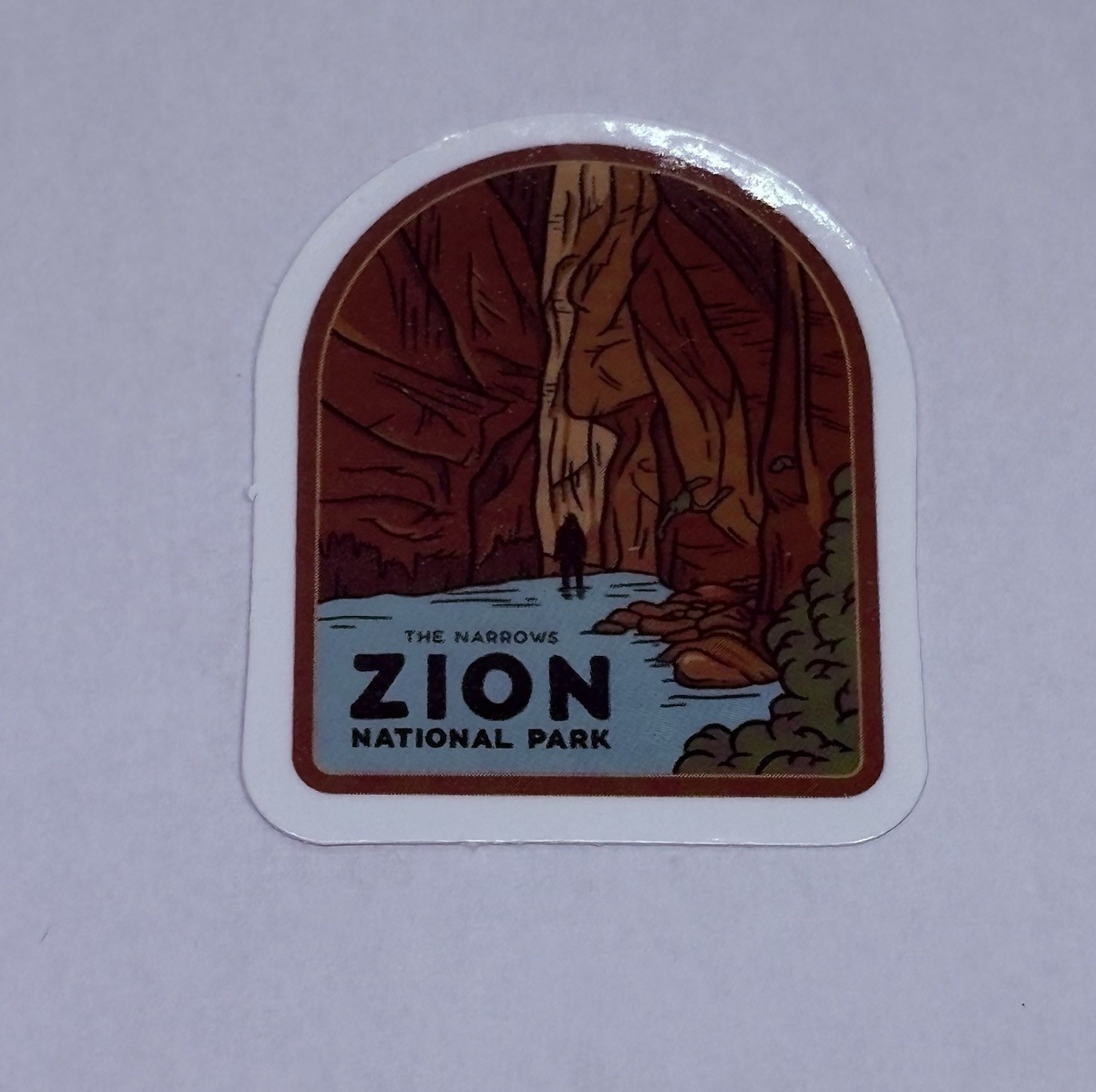 Zion National Park Sticker Hiking State Tour Travel Decal Vinyl Souvenir Tc6