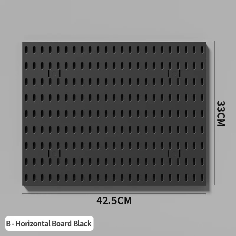 Home & Office Desktop Pegboard: Height-Adjustable Standing Storage Rack for Supp