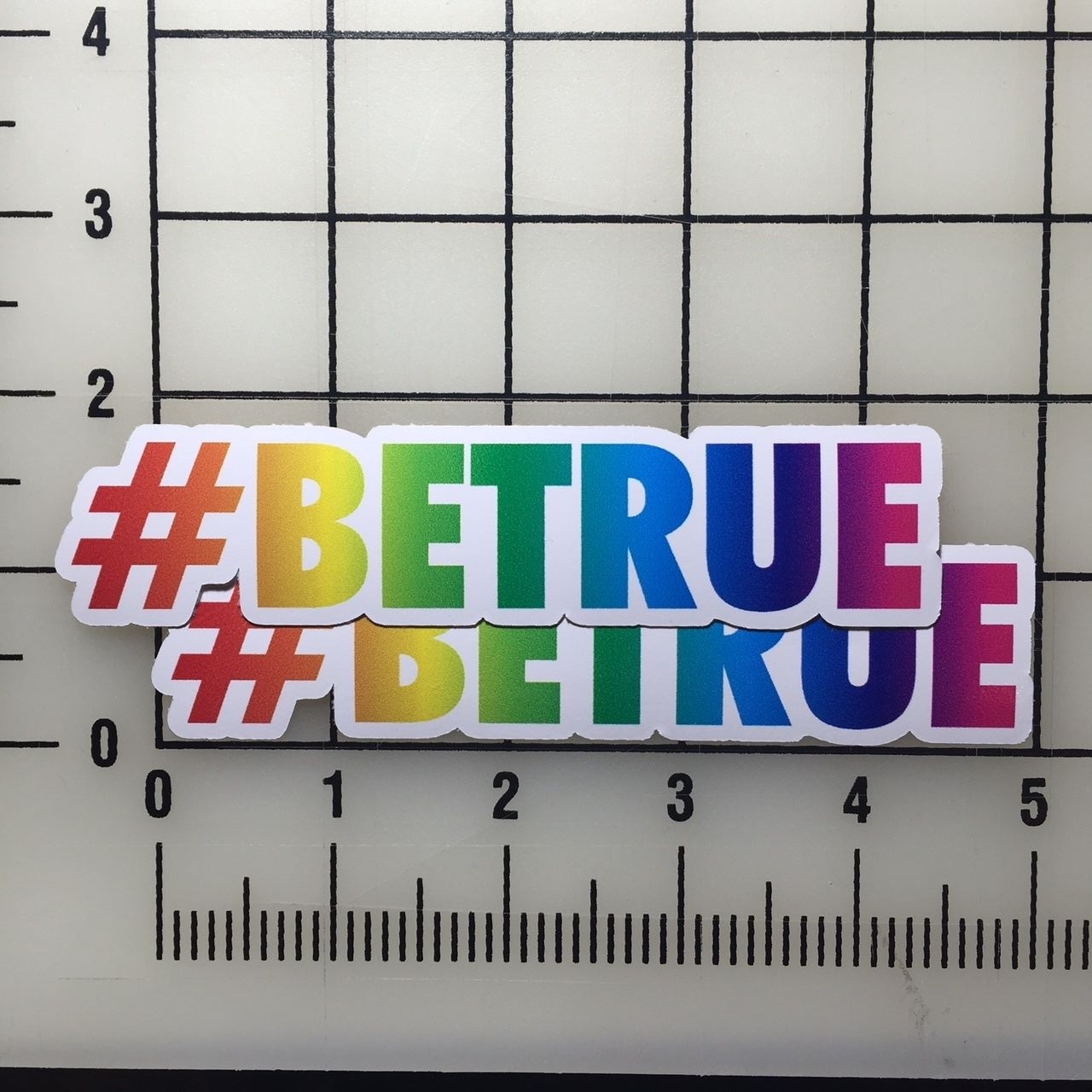Nike Be True Sticker, Includes Two (2) Stickers, 5″ Wide, Vinyl Decal Sticker