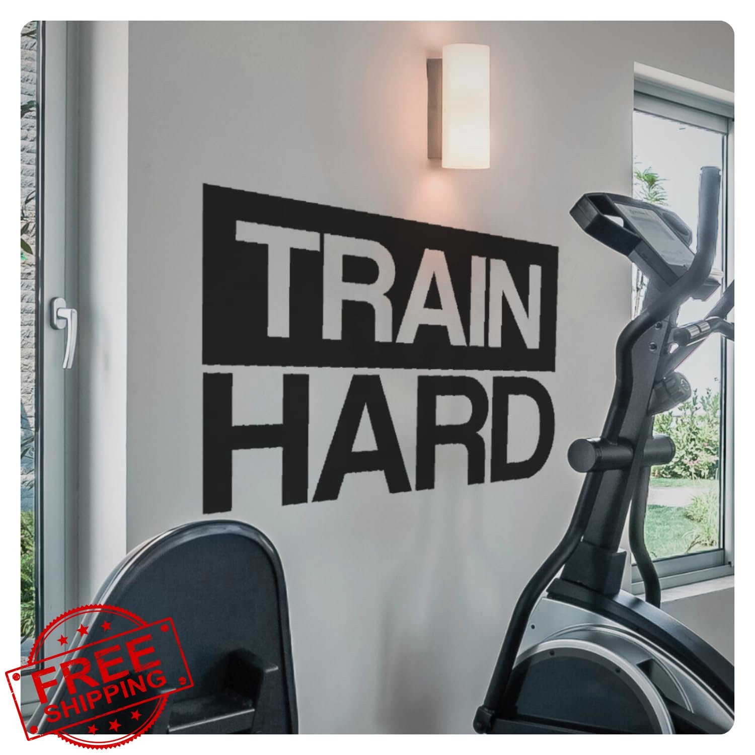 My Vinyl Story Train Hard Wall Decal Black 34×22″