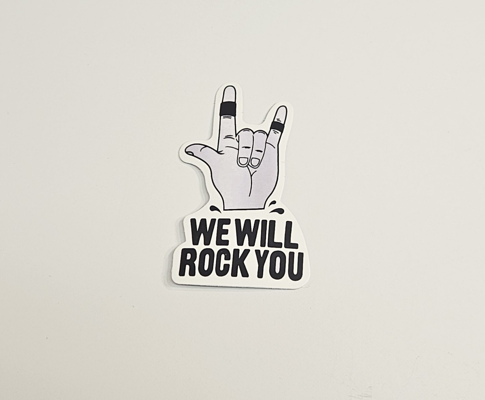 We Will Rock You Vinyl Skateboard Sticker Waterproof Decal