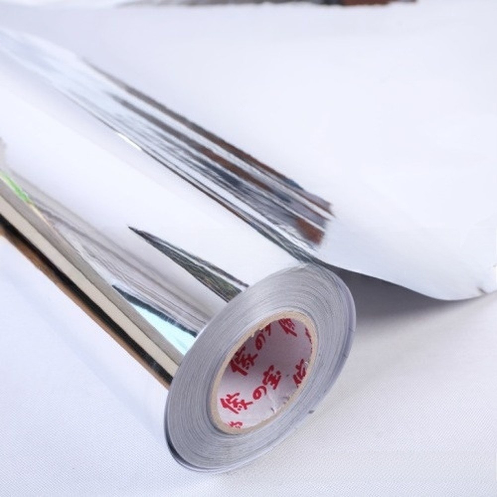 DIY Reflective For Wall Sticker for Brighter Space 30x100cm PVC Mirror Film