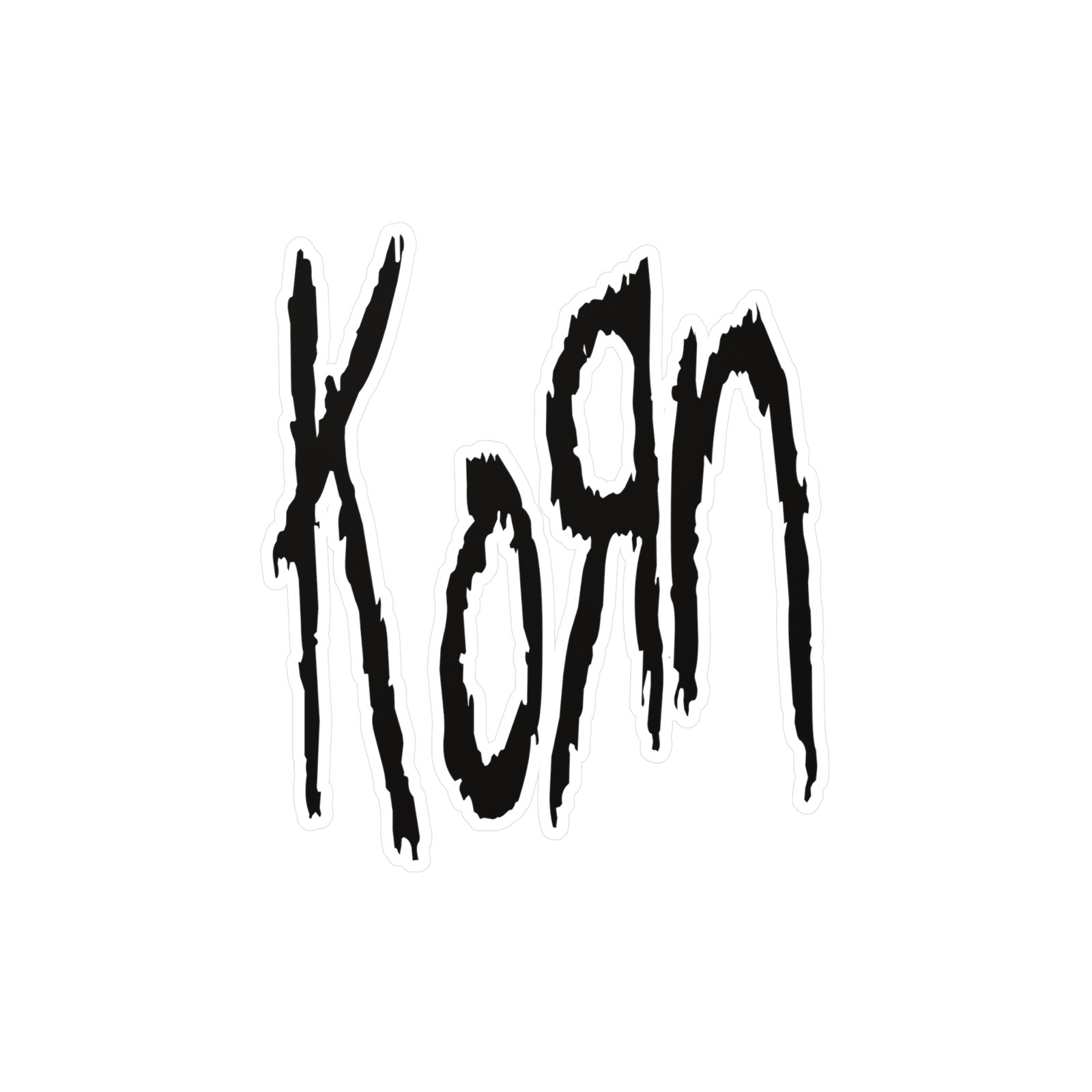 Korn Logo Sticker Decal, Metal Band, Laptop, Skate Board, Snowboard, Mug