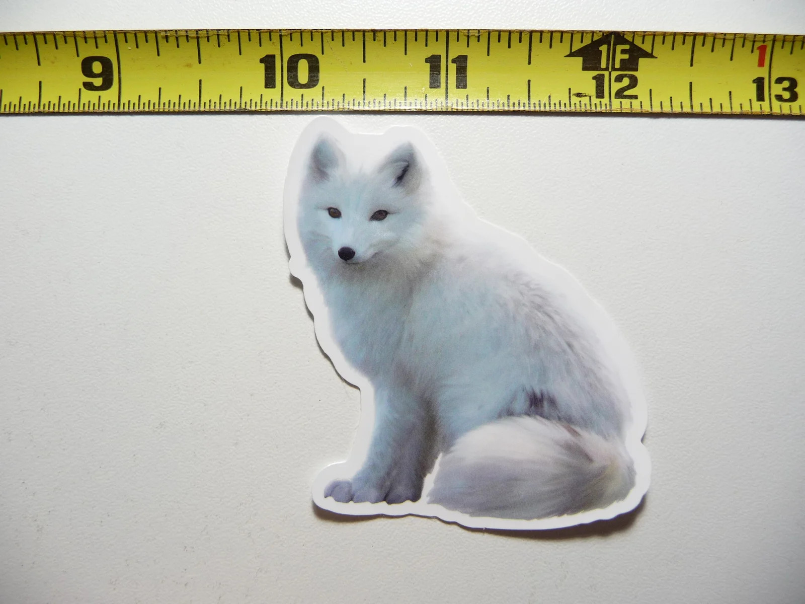 ARCTIC WHITE SNOW FOX DOG SMALL STICKER DECAL WILDLIFE PRESERVE NATURE ANIMAL