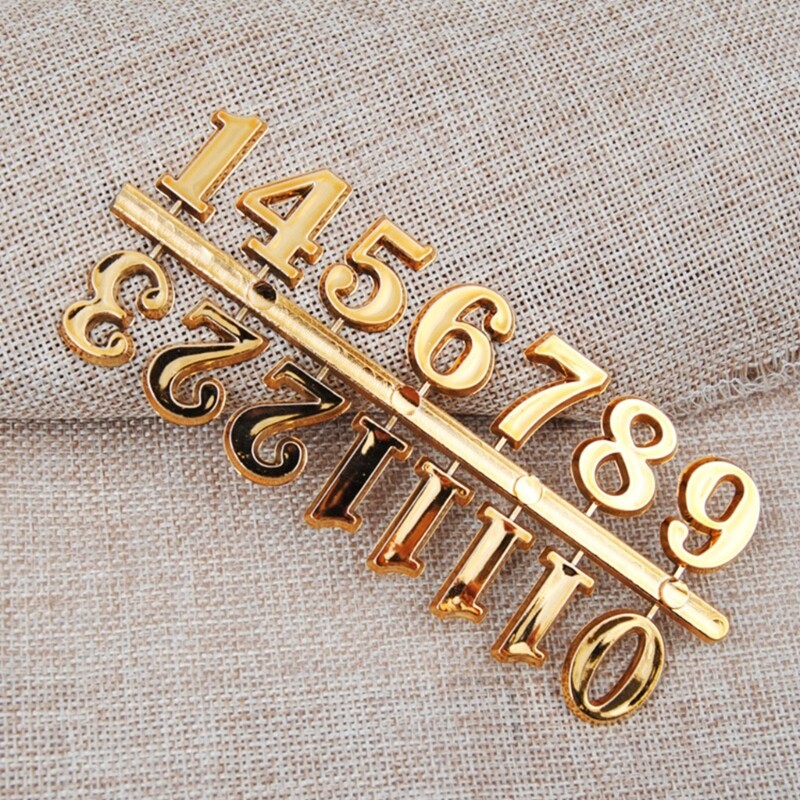 Clock Numerals Set Wall Clock Numbers Clock Hands Replacement Part Arabic