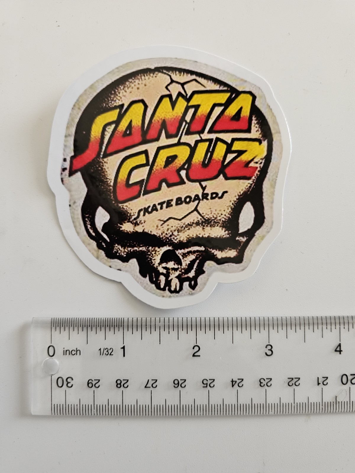Skull Santa Cruz Sticker