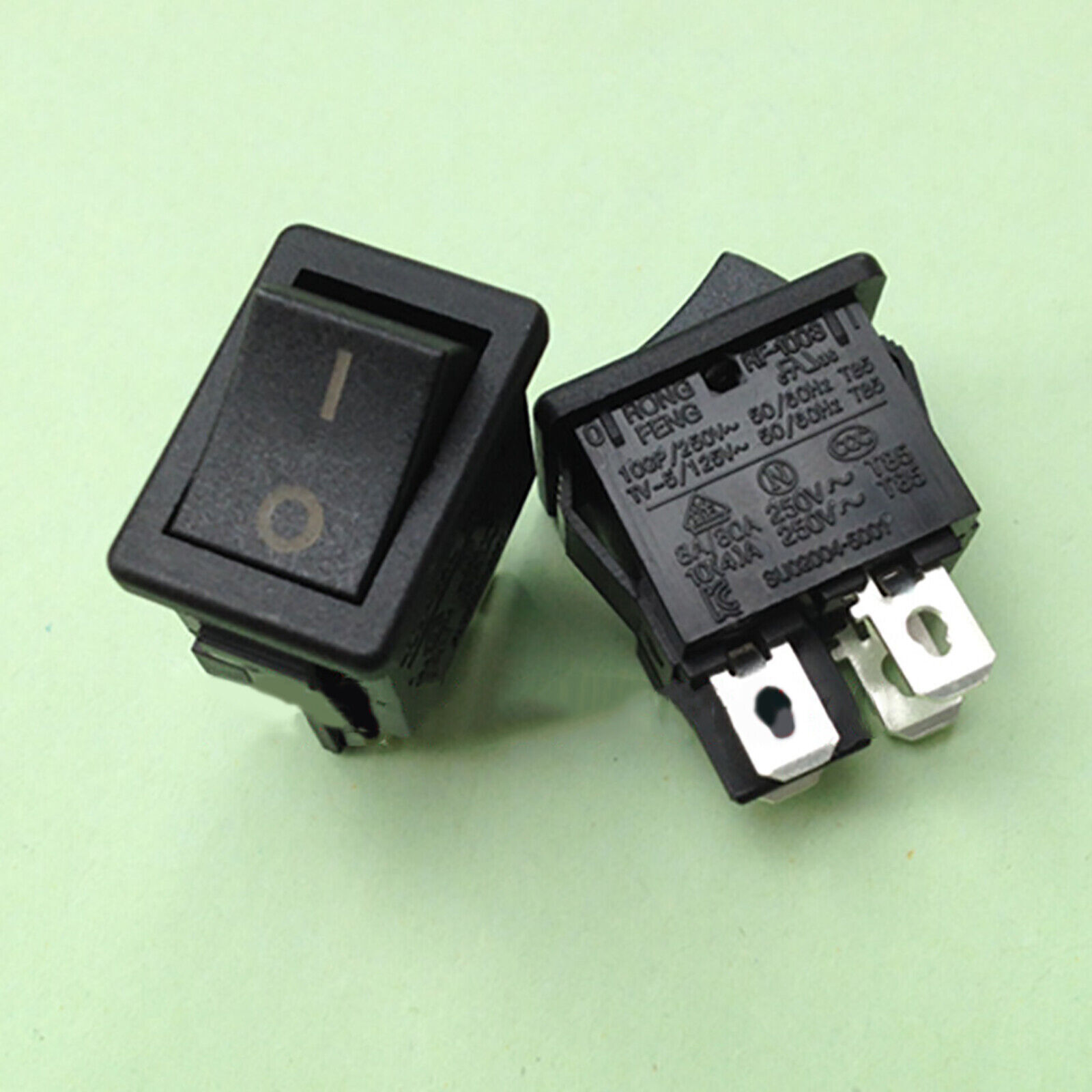 Replacement RF-1003 Rocker Switch 15*21 4-pin 2-position 250V 10A Power Switch