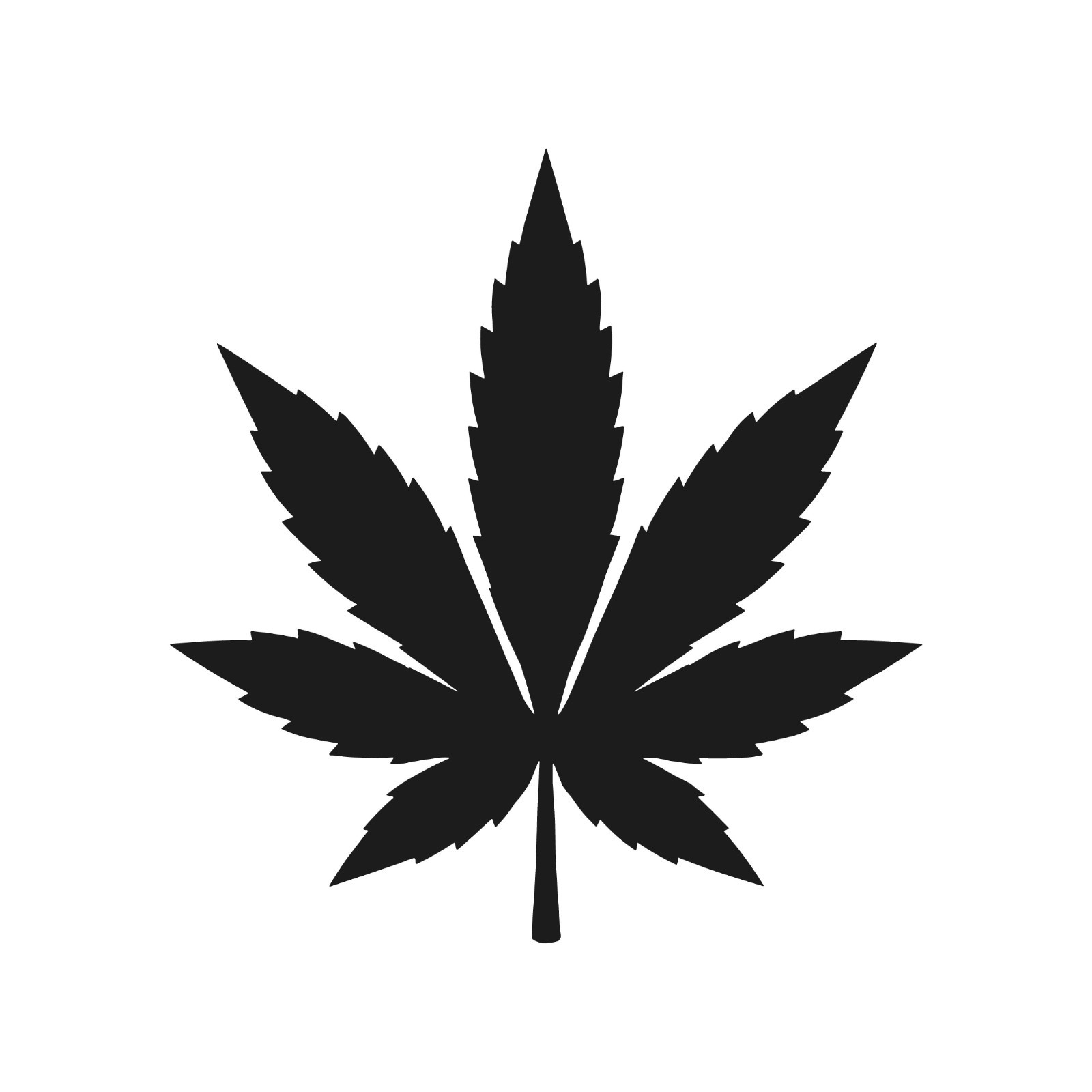 Marijuana Cannabis leaf Decal Weed THC 420 Sticker