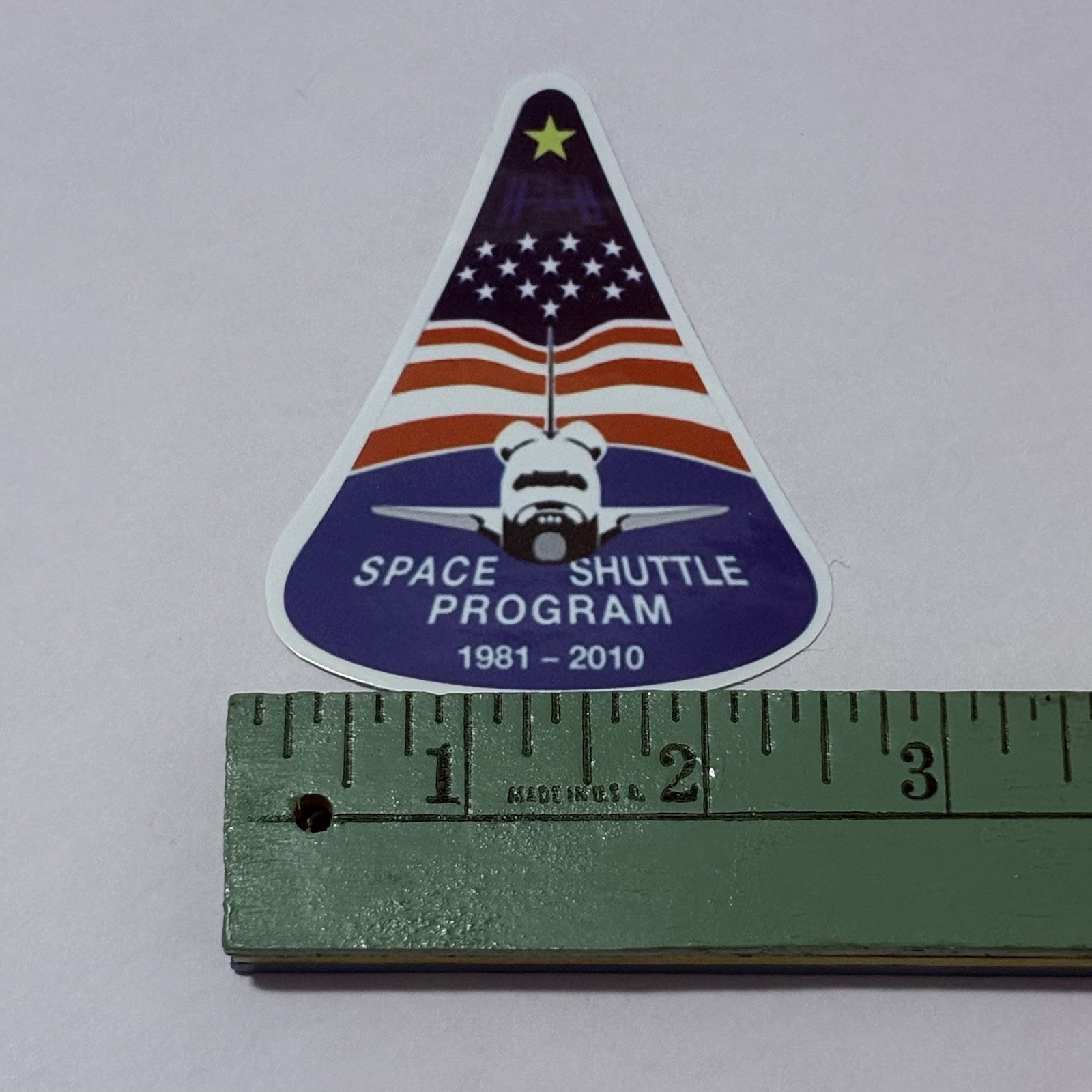 Space Shuttle Program 1981-2010 Sticker Vinyl Decal Moon Art USA NASA Travel P1