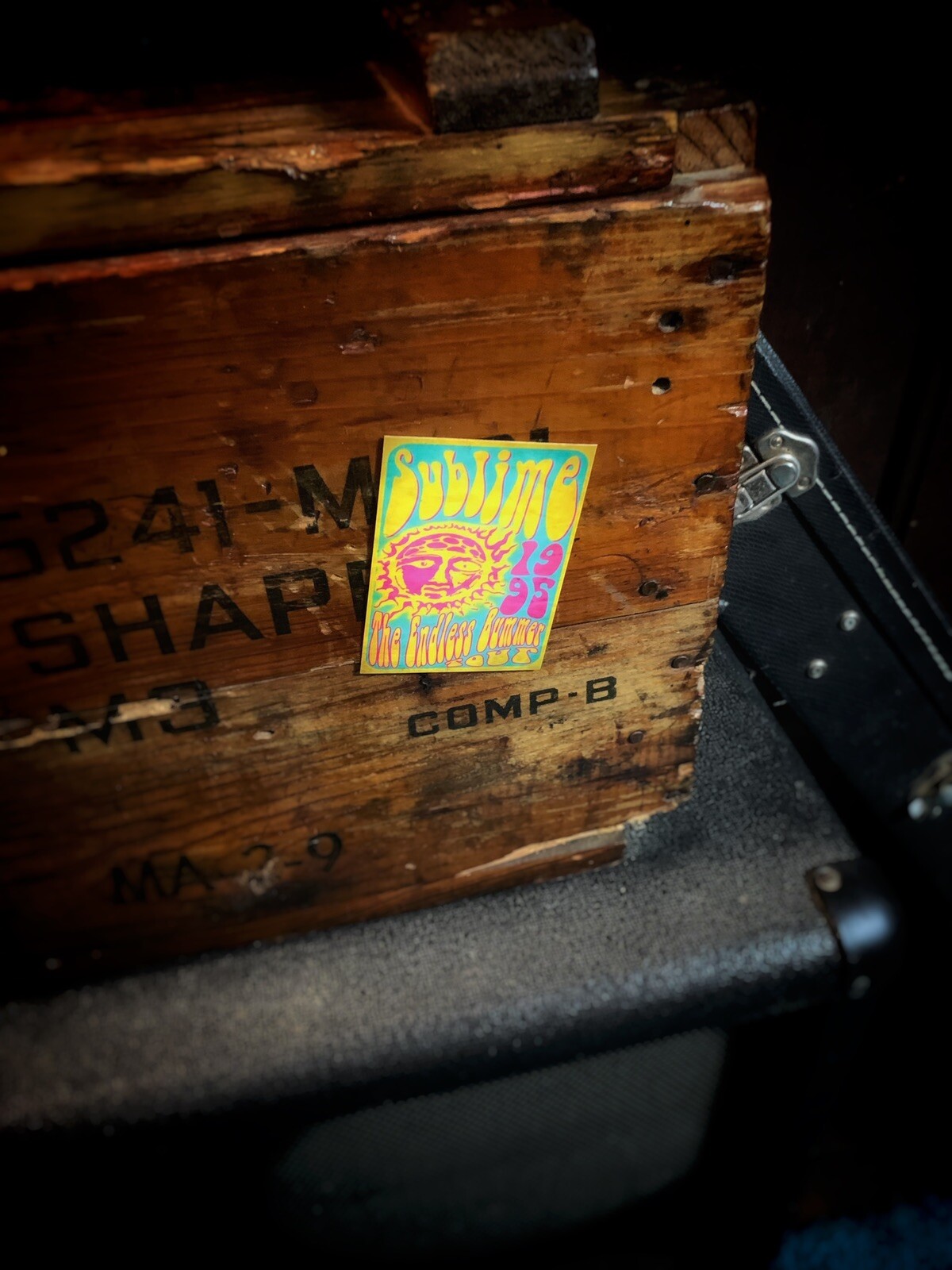 Sublime Concert Poster Sticker. Endless Summer Tour 1995