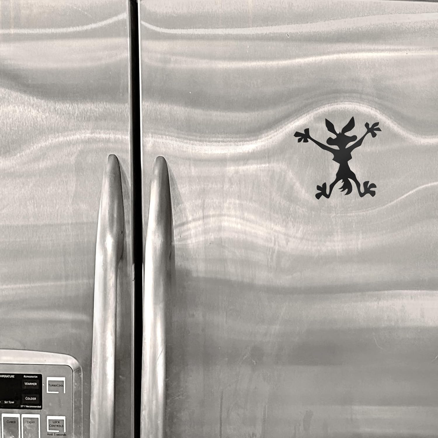 Wile E Coyote Crash Decal Sticker – Funny Vinyl Dent Cover for Cars (Various Siz