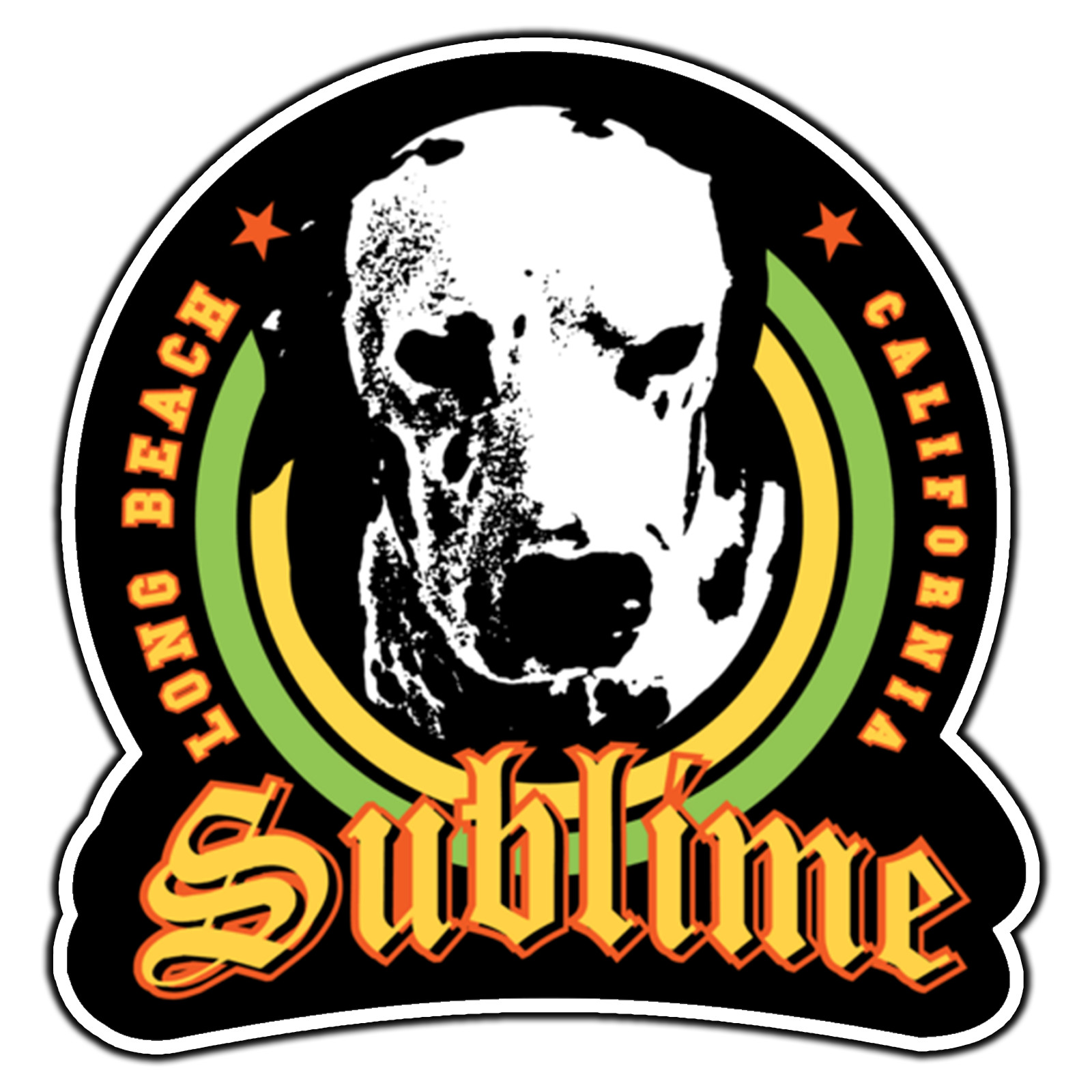 Sublime Rock Long Beach California #2 Sticker Waterproof Vinyl Decal Die-Cut