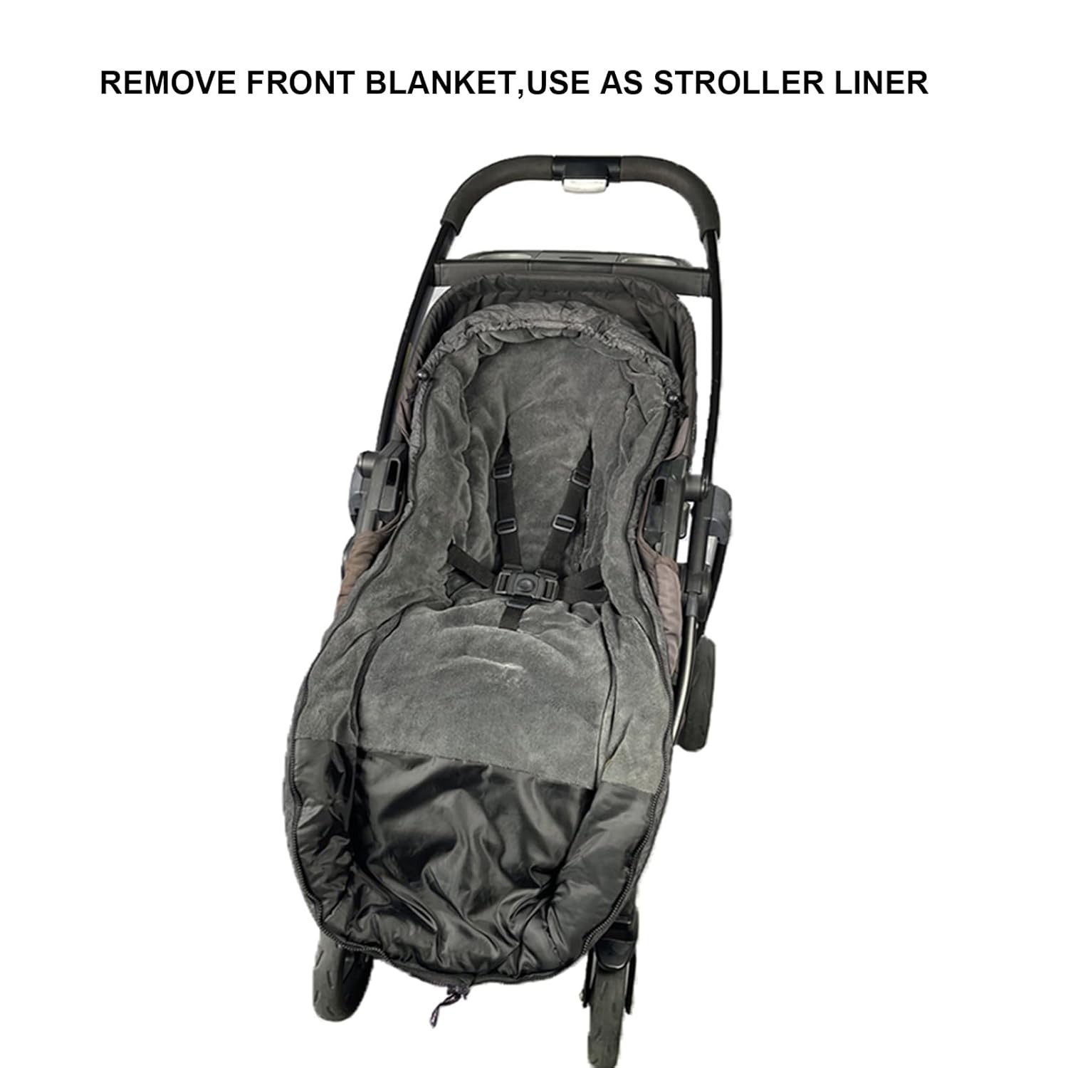 Toddler Stroller Footmuff Cosy Toe Buggy Pushchair Sleeping Bag, Easy Open & Rem