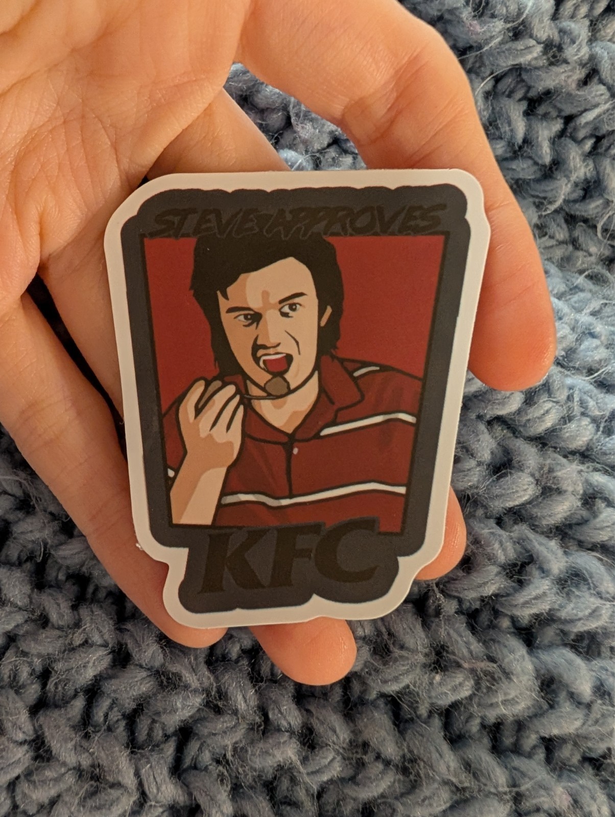 Stranger things, sticker, TV show, 80’s, Retro