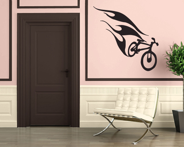 Wall Stickers Vinyl Decal Mural Extreme Sport Bike Bicycle (z317)