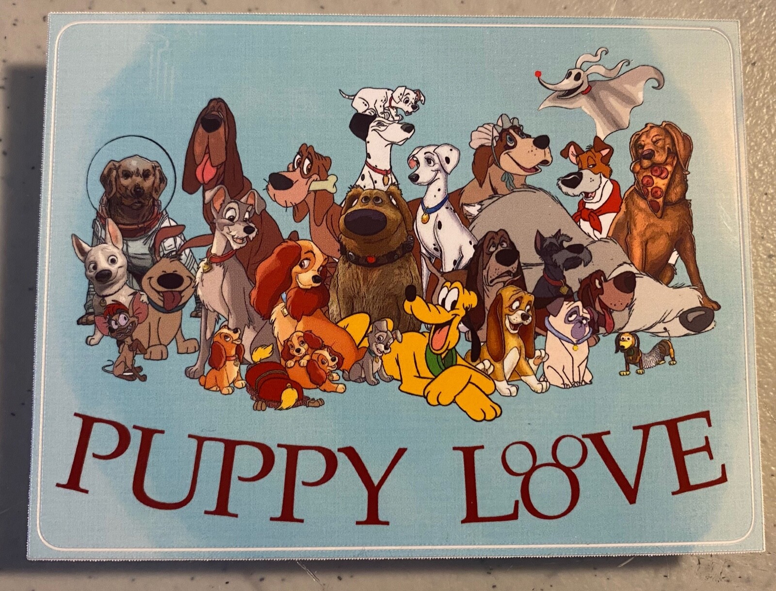 3″ x 4″ ‘Favorite Animated Dogs/Puppies’ Vinyl Glossy Sticker