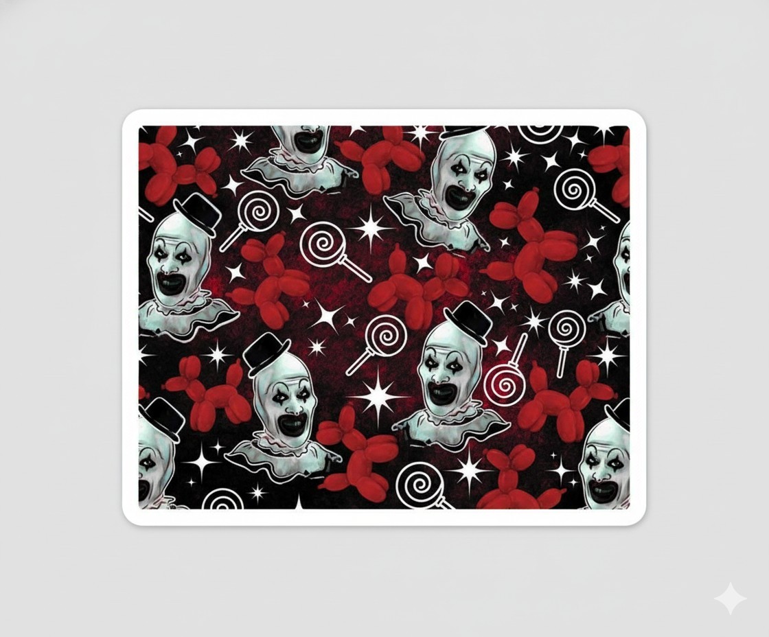 The Terrifier Art The Clown Sticker Decal Phone Laptop PICK ONE