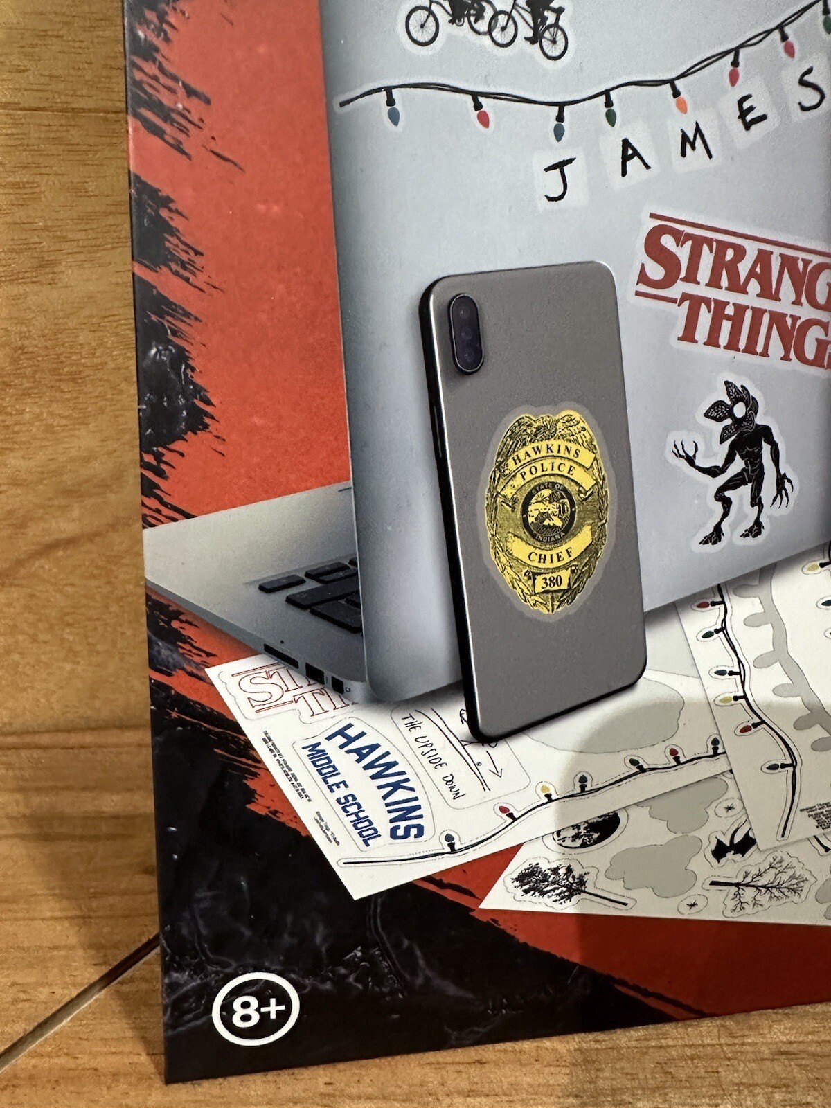 Stranger Things Vinyl Gadget Decals Laptop Waterproof Stickers Netflix Reusable