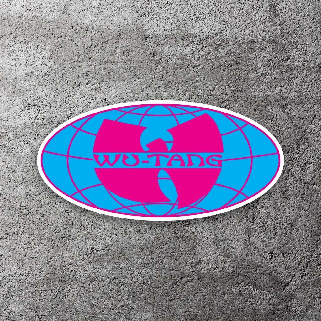 Wu-Tang Forever Neon Vinyl Sticker 5″ Wide – Includes Two Stickers