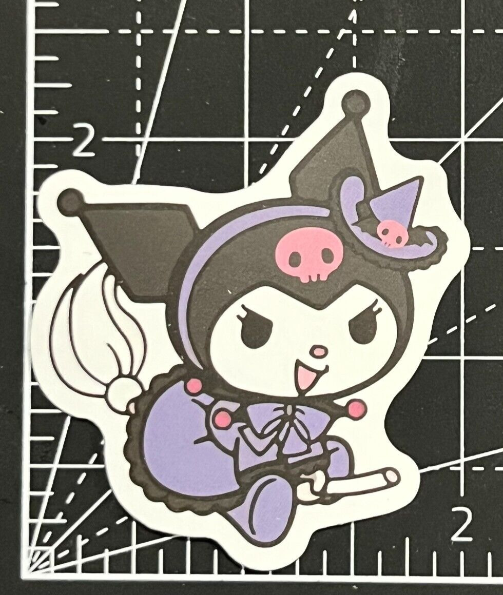 KUROMI Purple Witch Costume – Vinyl Sanrio Sticker Sticker Bomb Notebook KAWAII