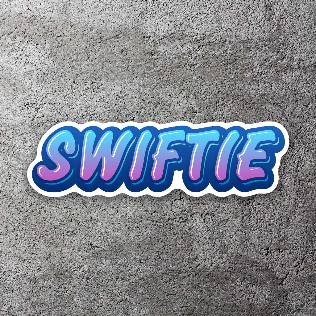 Swiftie 5″ Wide Vinyl Sticker – Includes Two Stickers