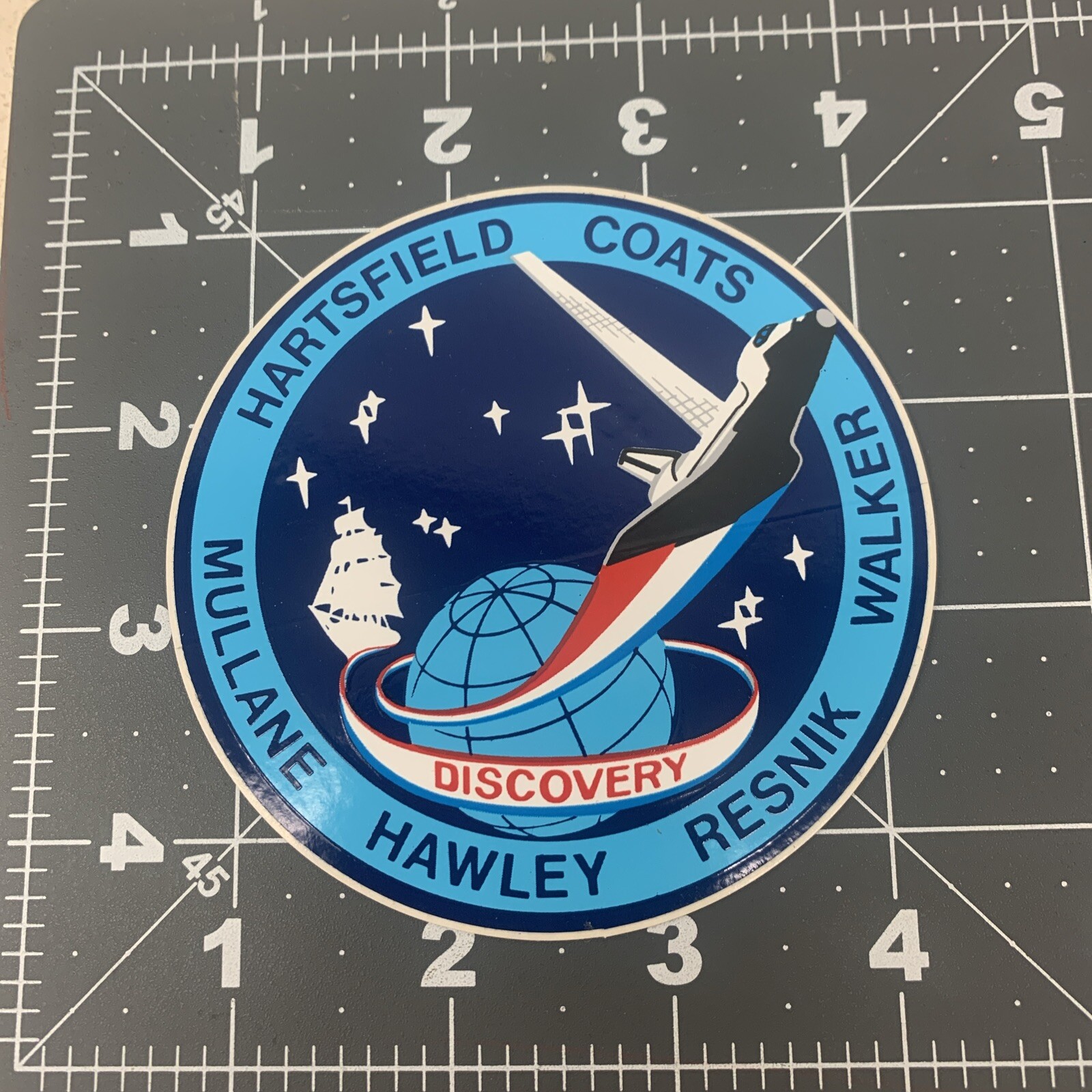 NEW NASA Sticker Decal 3.5” X 3.5” Space Travel Discovery Astronauts Shuttle