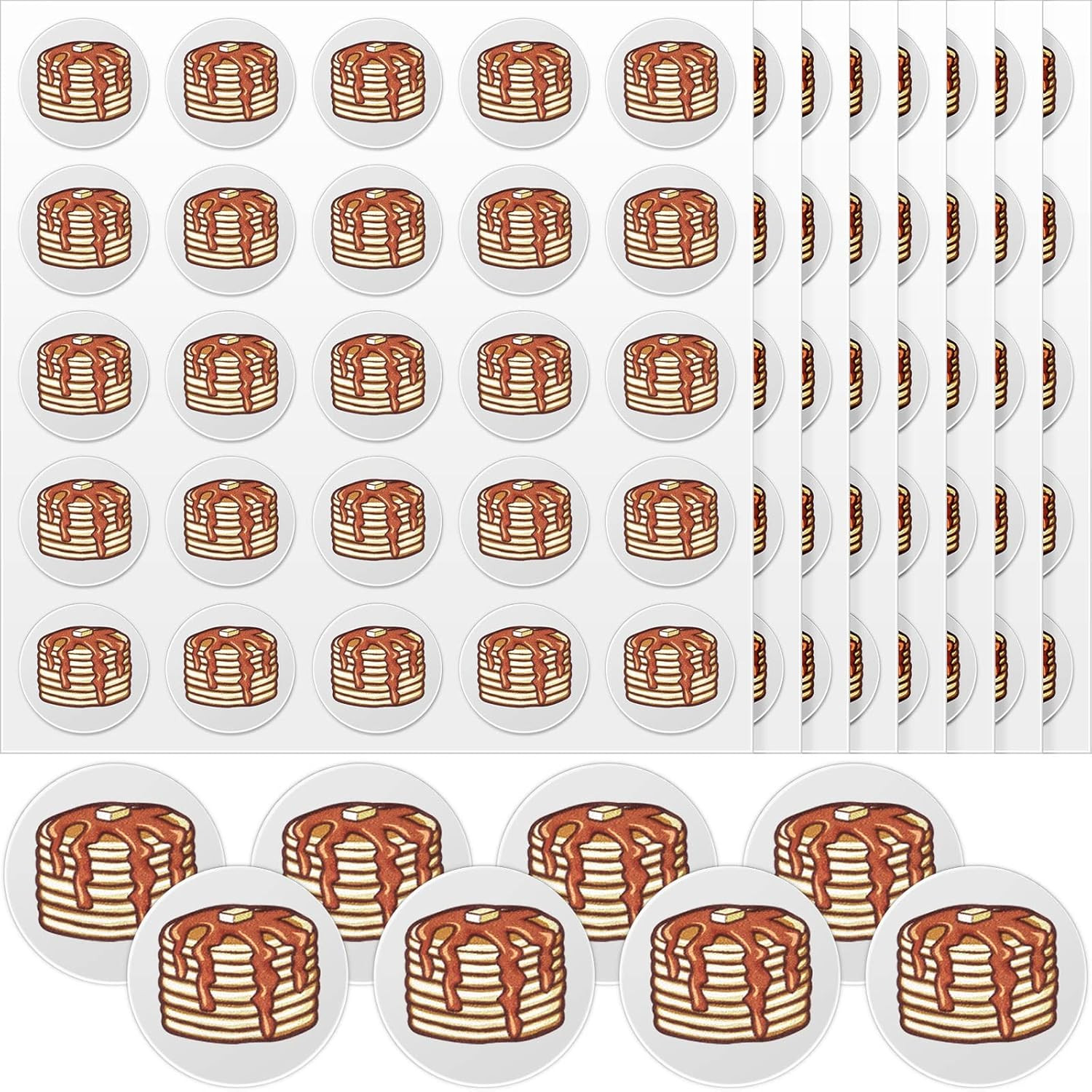 200 Pcs Football Helmet Stickers Pancake Block Football Award Decals for Helmets