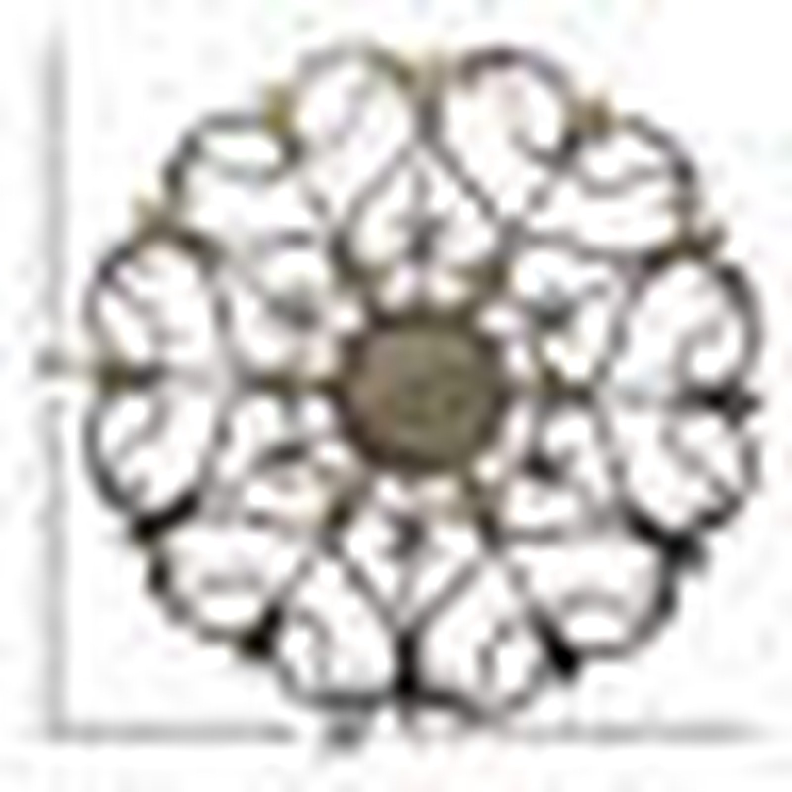 Charlton Home Traditional Abstract Wall Decor on Metal
