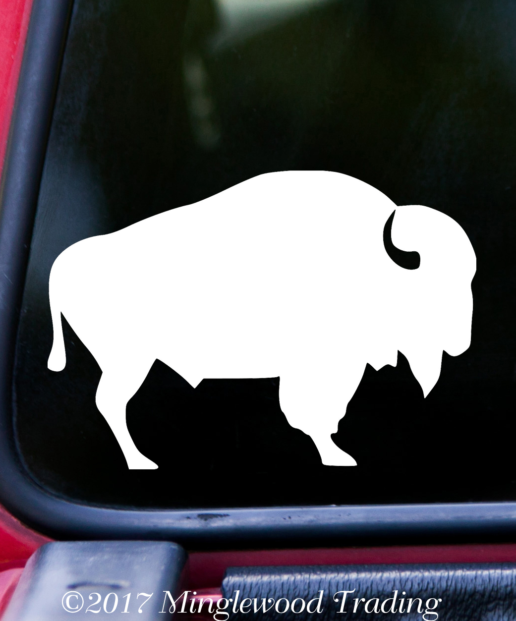 BISON BUFFALO Vinyl Decal – Wisent Prairie Animal Buffaloes – Die Cut Sticker