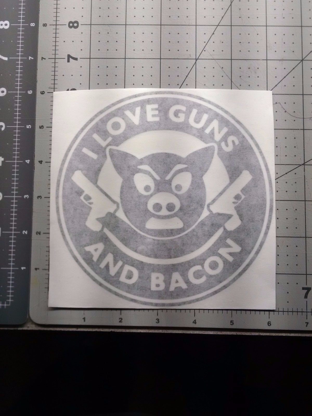 vinyl decal bullet flag ammo sticker CCW 2nd amendment 3% american flag