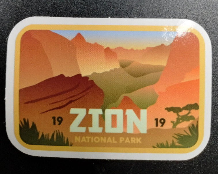 Zion National Park Vinyl Decal Sticker for Tumblers Laptops